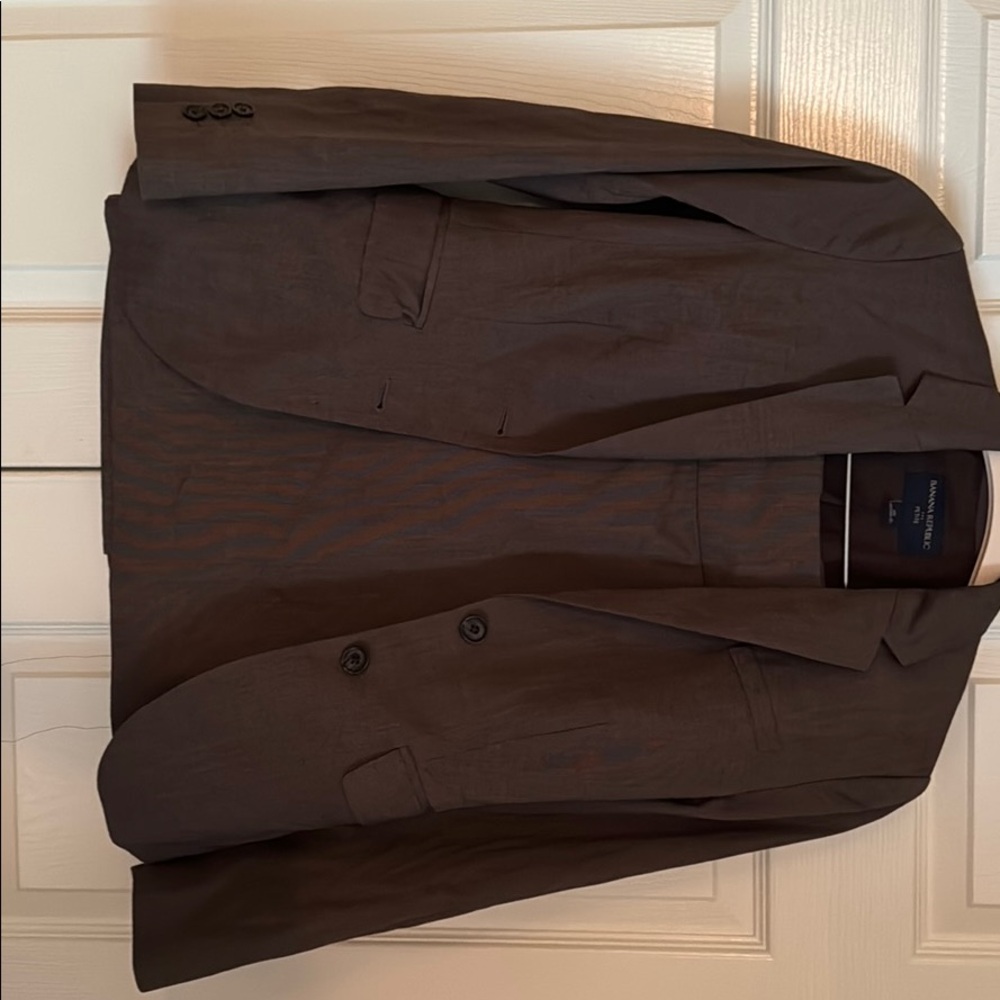 Brown banana republic two-piece suit